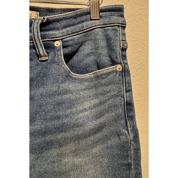 Madewell Womens Jeans Size 29 Cali Demi Boot Denim Jeans Stretch Frayed Hem READ - Picture 4 of 9
